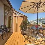 Airy Ocean City Condo On Canal Front With Deck!