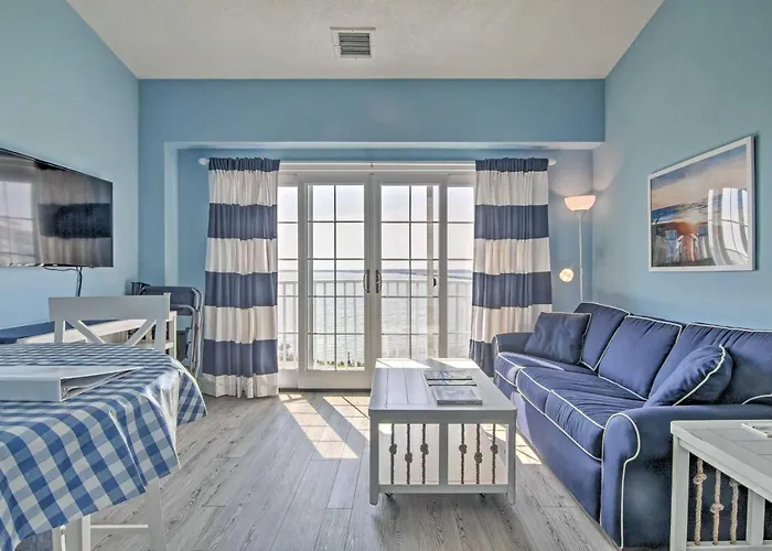 Ocean City Condo With Bay View And Walkable Location!