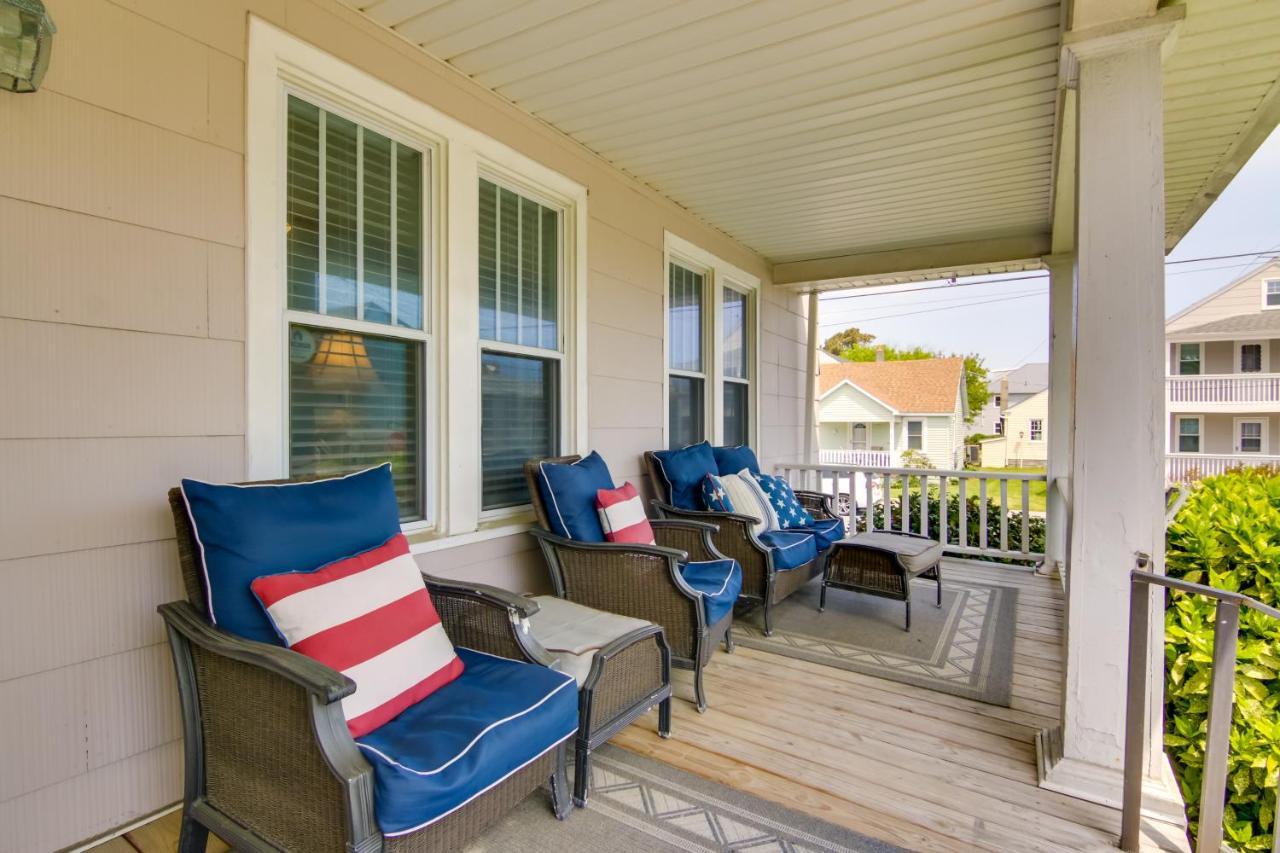 Ocean Escape With Cozy Porch Walk To Boardwalk