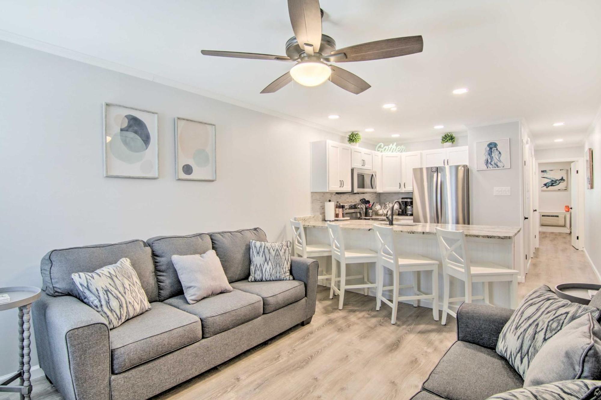 Apartment Ocean With Balcony - Walk To The Beach! Ocean City